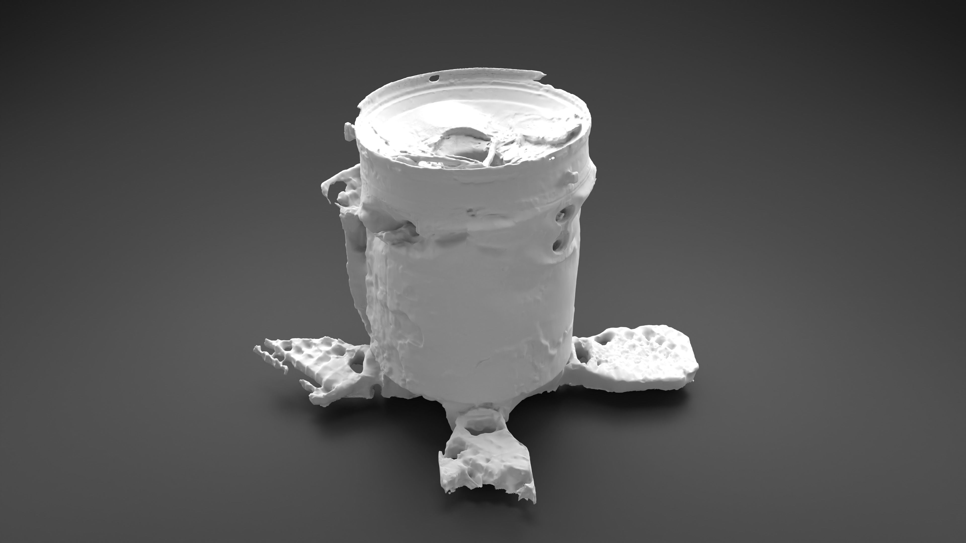 Destroyed OTR-21 SS-21 Scarab Tochka-U Photoscan 3D model_17