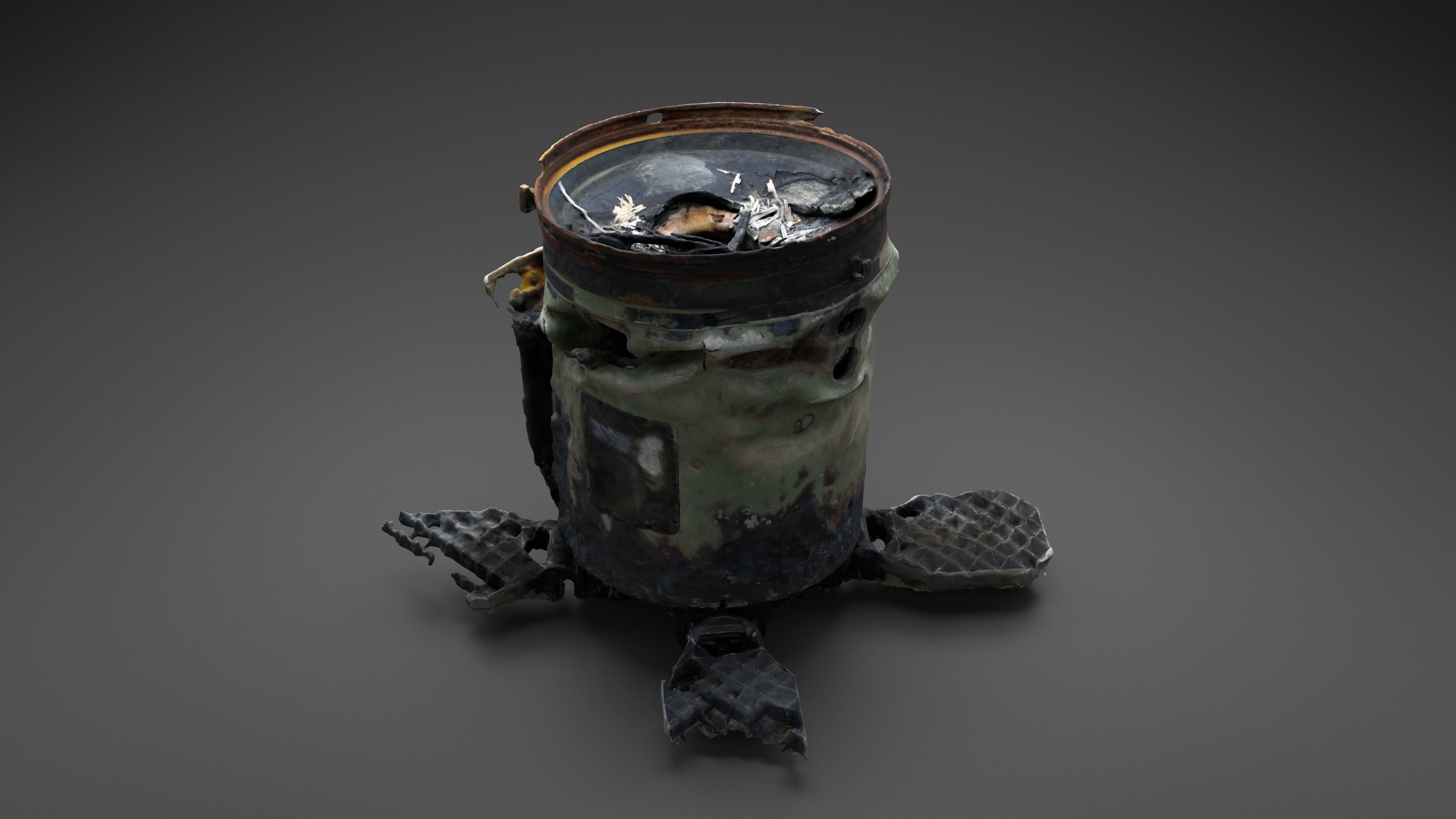 Destroyed OTR-21 SS-21 Scarab Tochka-U Photoscan 3D model_16