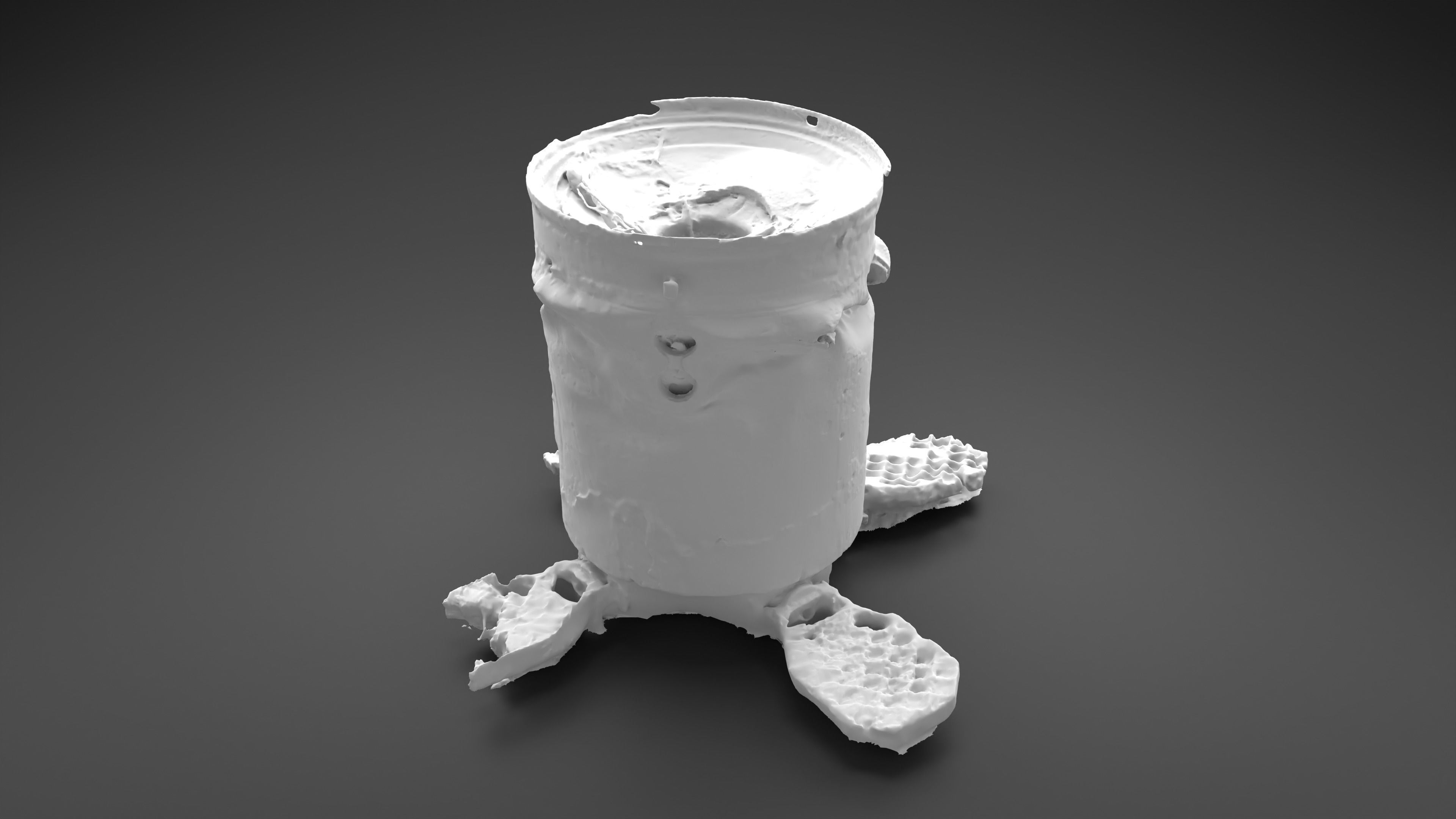 Destroyed OTR-21 SS-21 Scarab Tochka-U Photoscan 3D model_13