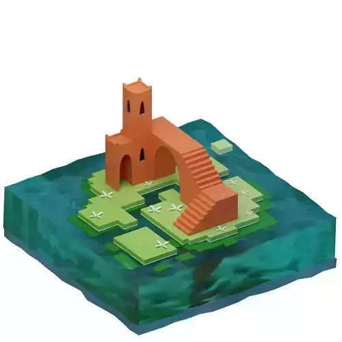 Abstract isometric Castle