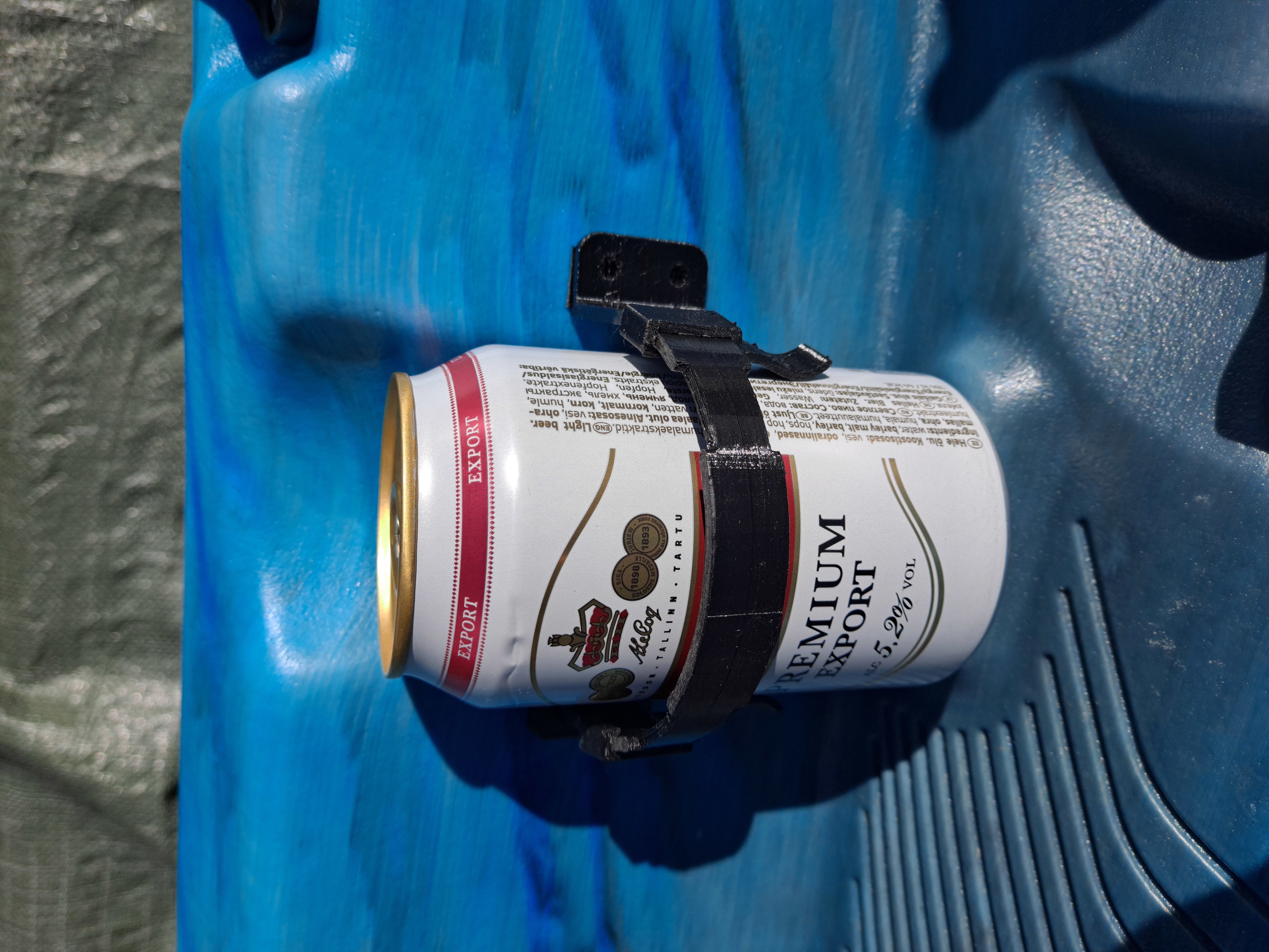 Can or bottle holder for Pelican Sentinel 100XP Angler 3D print model_1