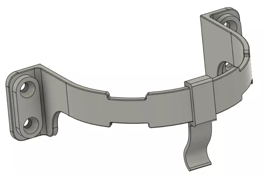 Can or bottle holder for Pelican Sentinel 100XP Angler 3D print model_0