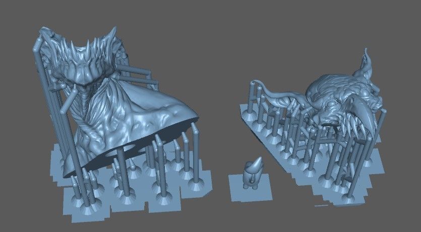 Goblin bust 3D print model_1