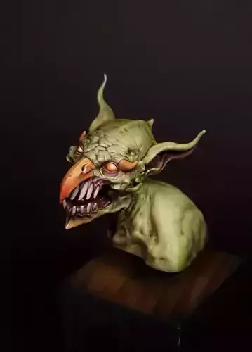 Goblin bust