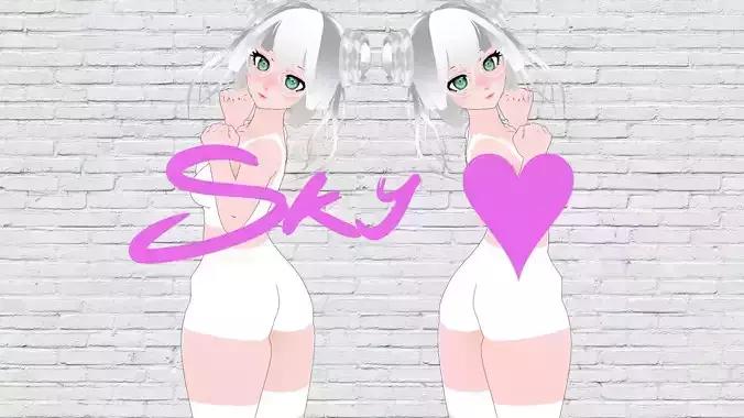Sky Custom Vtuber Model