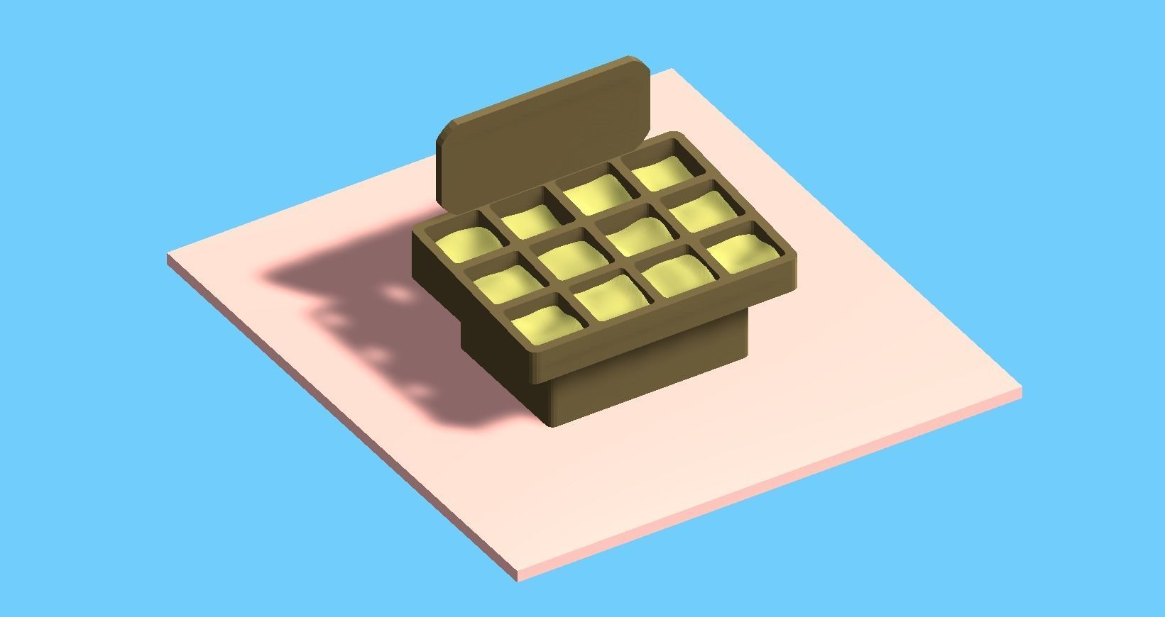 Lowpoly Six Different Market Stand Models Low-poly 3D model_2