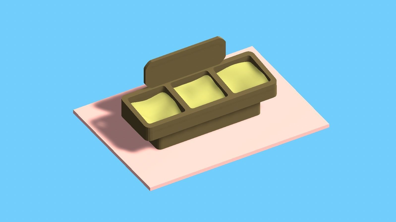 Lowpoly Six Different Market Stand Models Low-poly 3D model_4