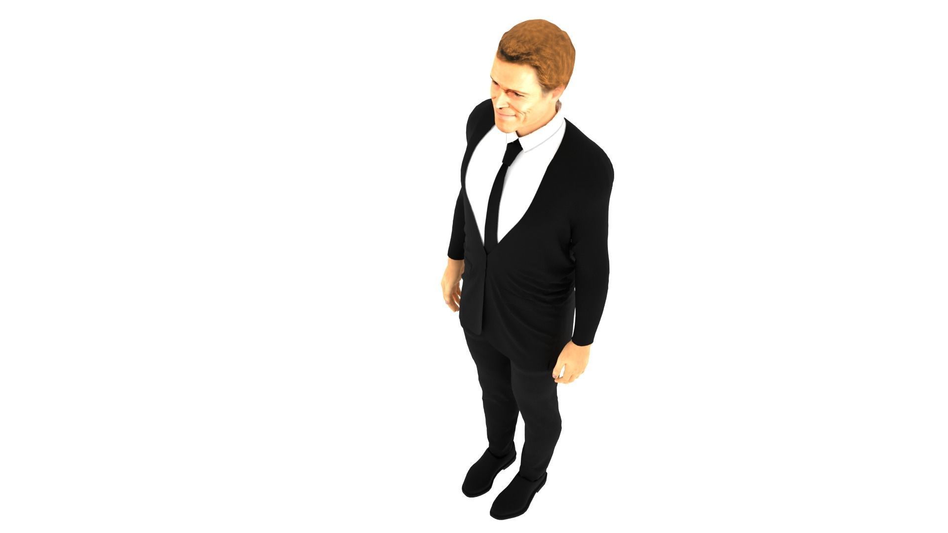 Willem Dafoe Low-poly 3D model_7