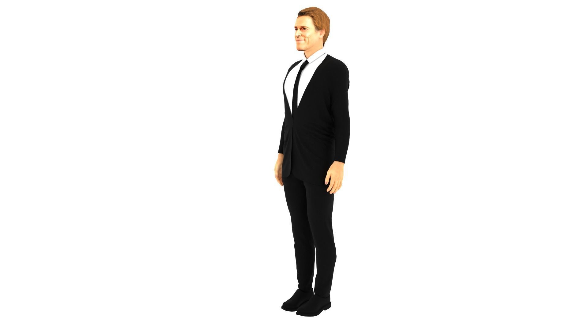 Willem Dafoe Low-poly 3D model_4
