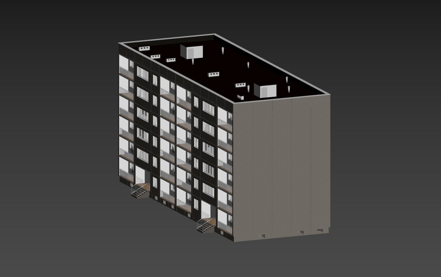 PRE-FABRICATED CONCRETE PANEL RESIDENTIAL BUILDINGS ASSET 3D model_21