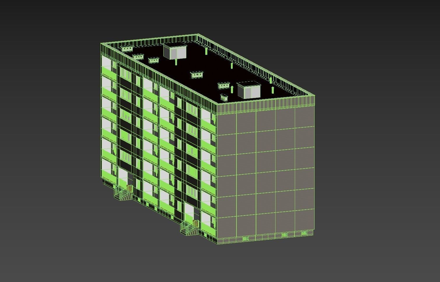 PRE-FABRICATED CONCRETE PANEL RESIDENTIAL BUILDINGS ASSET 3D model_22