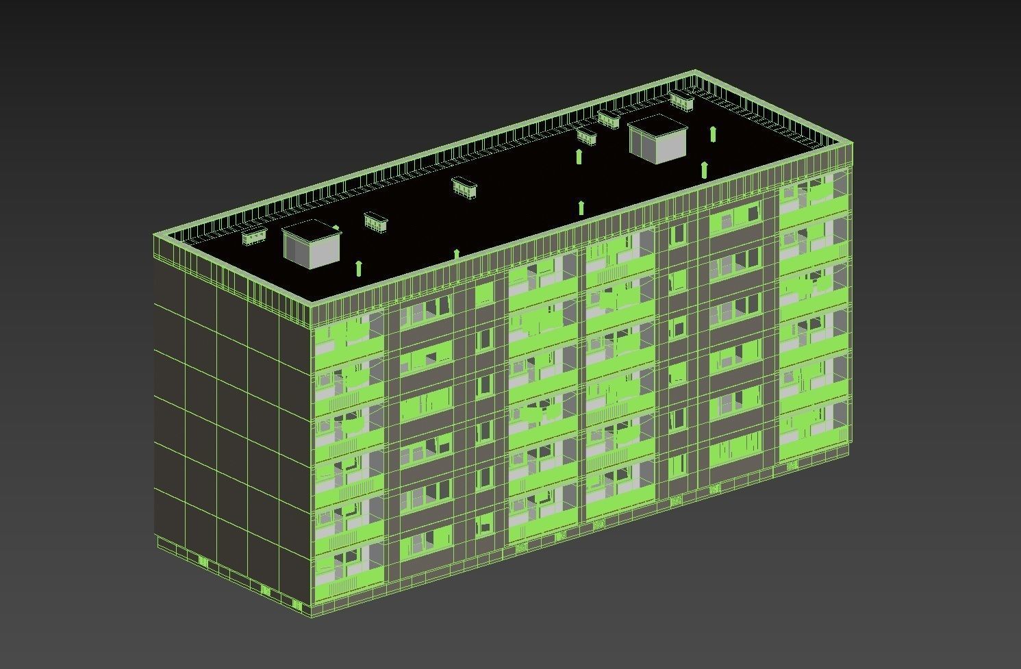 PRE-FABRICATED CONCRETE PANEL RESIDENTIAL BUILDINGS ASSET 3D model_24