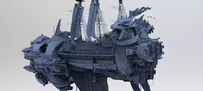 Gor God Killer Dreadnaught airship