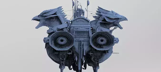 Duel Dragon Ship Hull Back