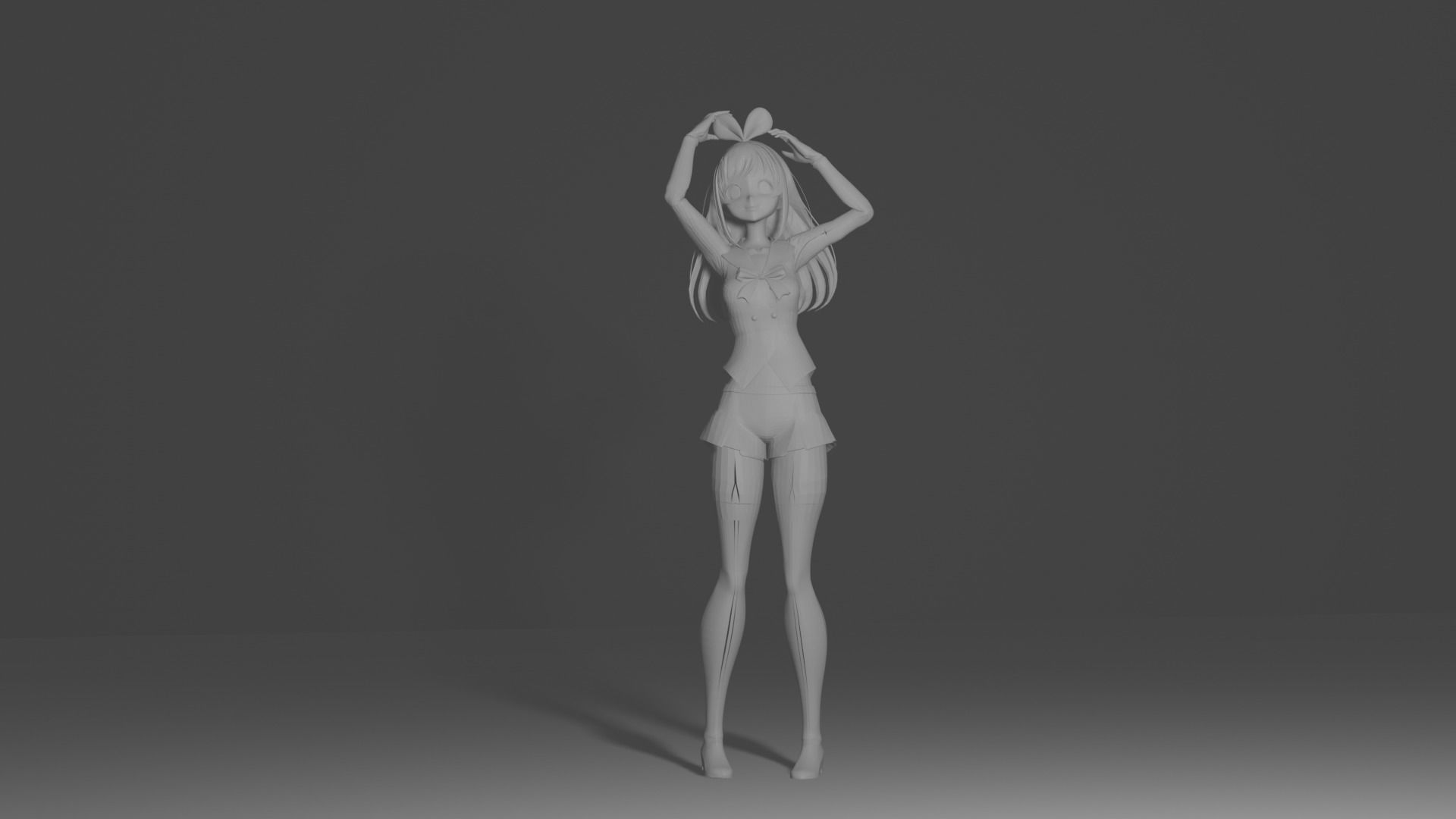 kisuna vtuber 3D print model_1