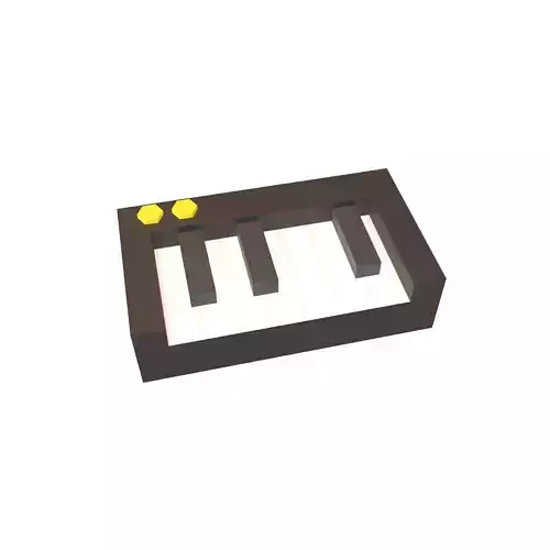 Cartoon Piano Icon v1 001