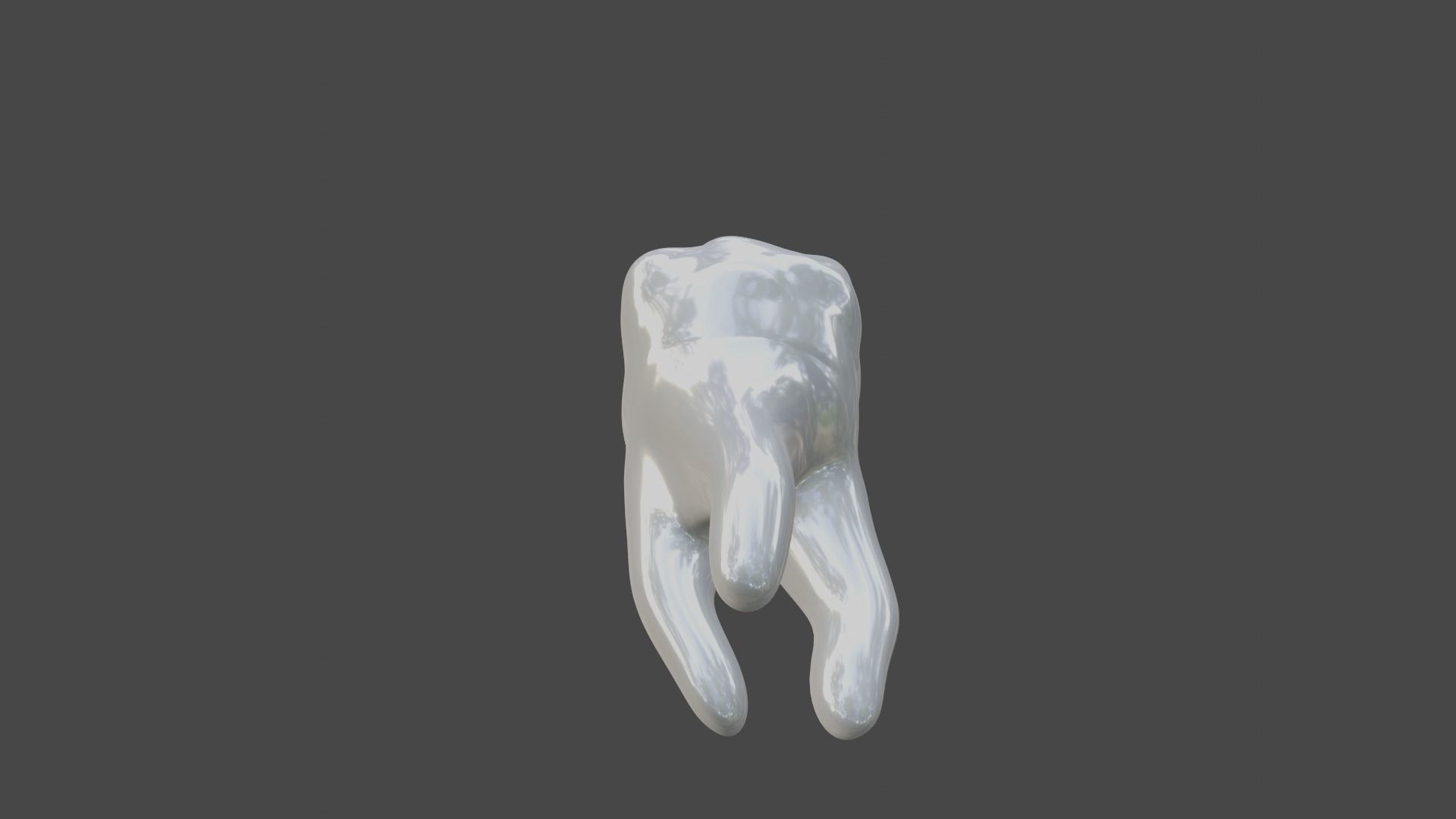 Maxillary first  molar human tooth 3D model_4