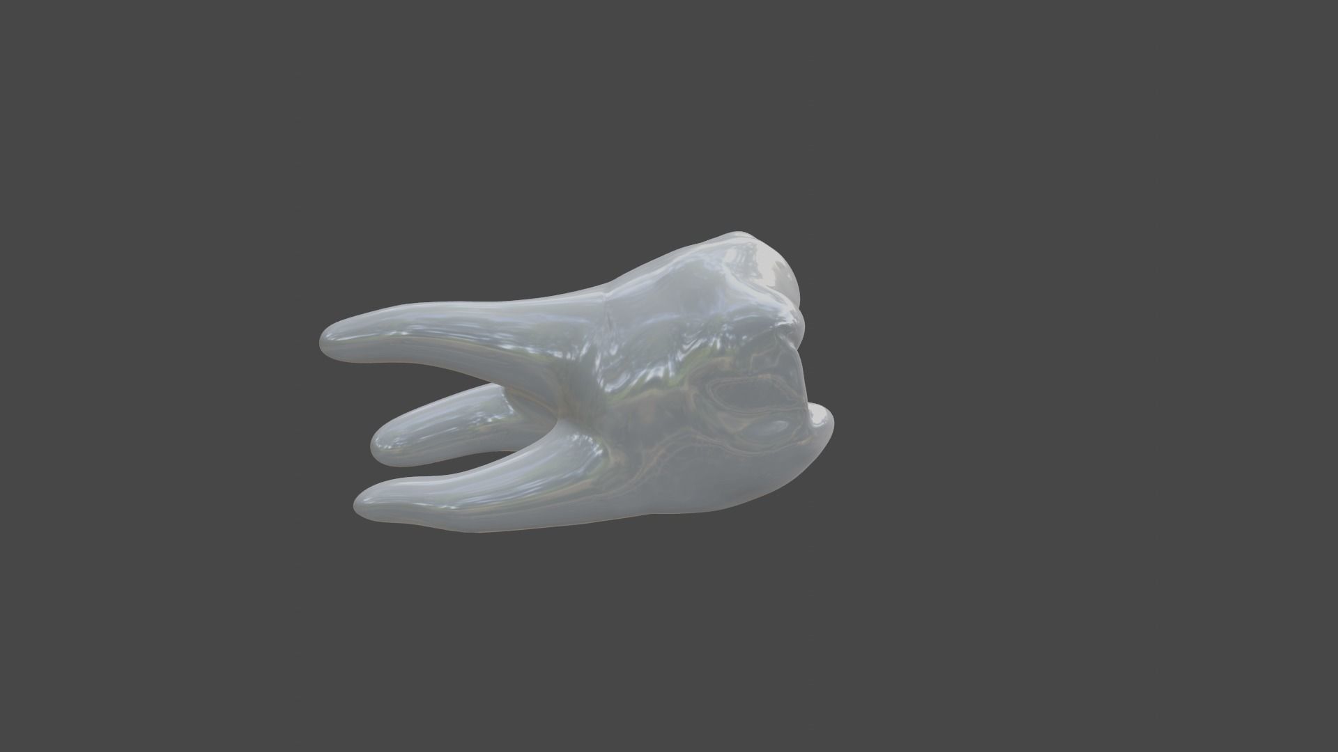 Maxillary first  molar human tooth 3D model_3