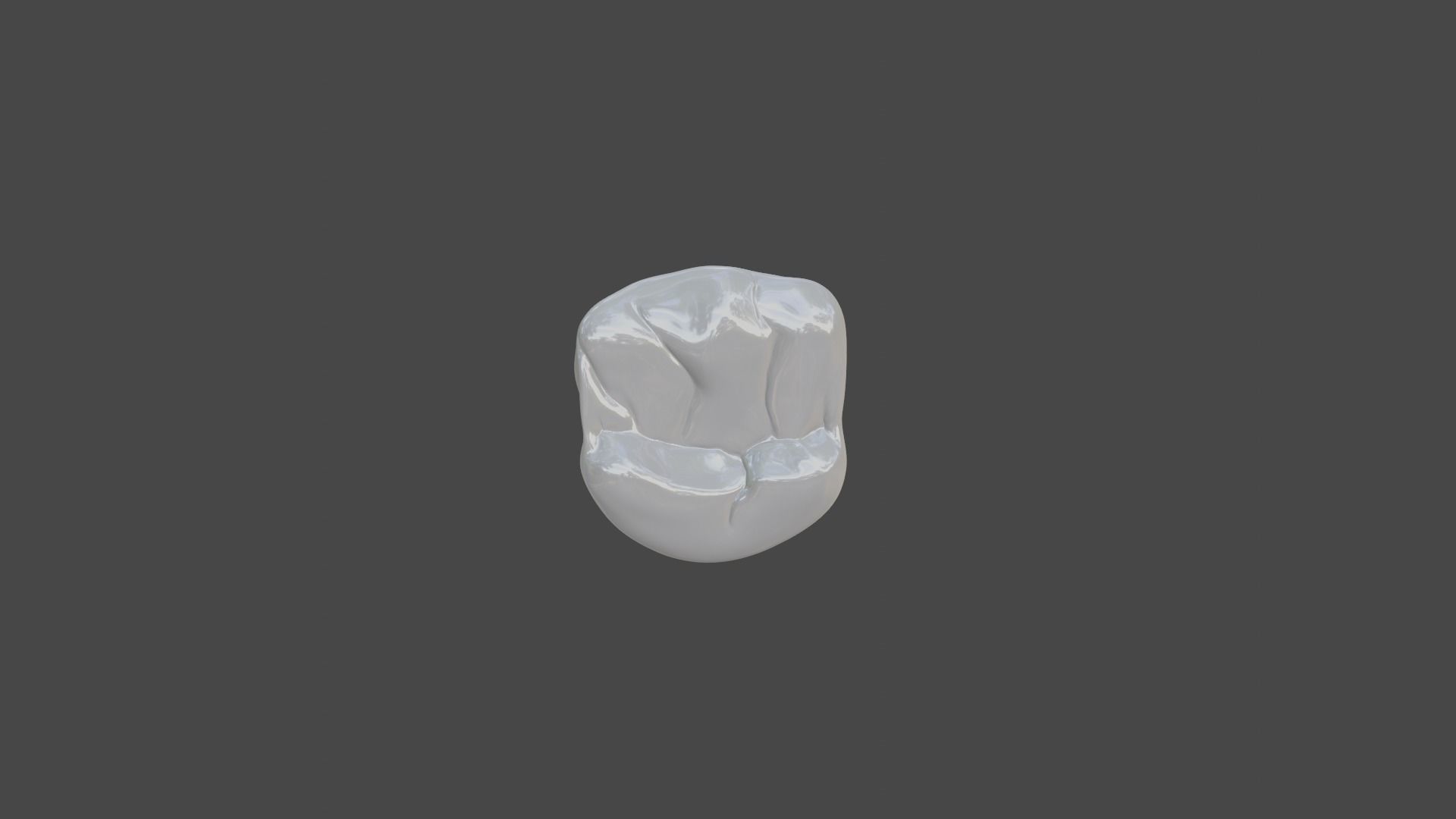Maxillary first  molar human tooth 3D model_6