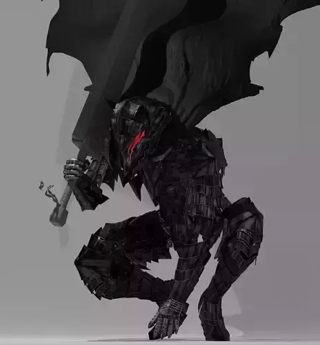 Guts Berserker Armor Manga Accurate  model 3D print model