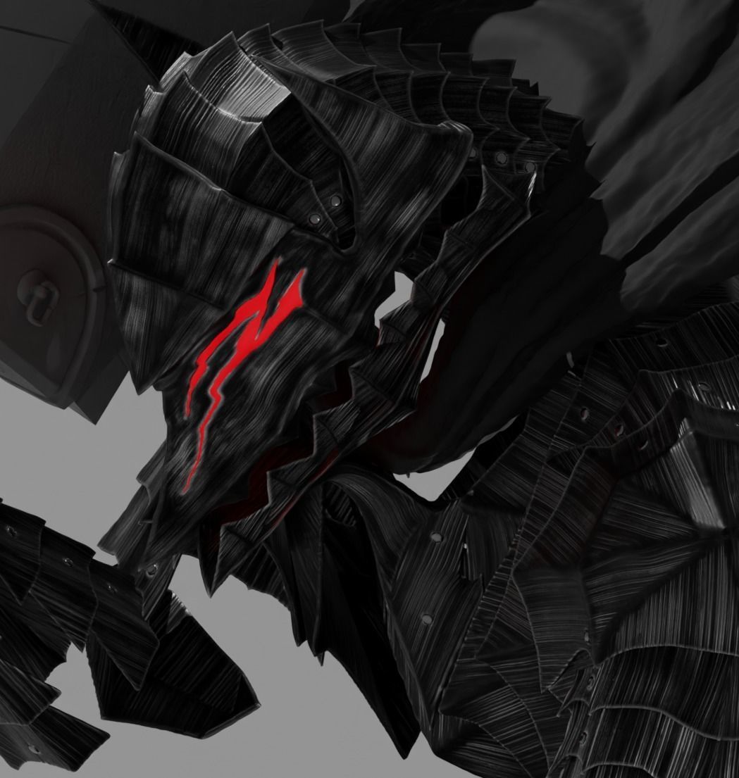 Guts Berserker Armor Manga Accurate model 3D print model_3