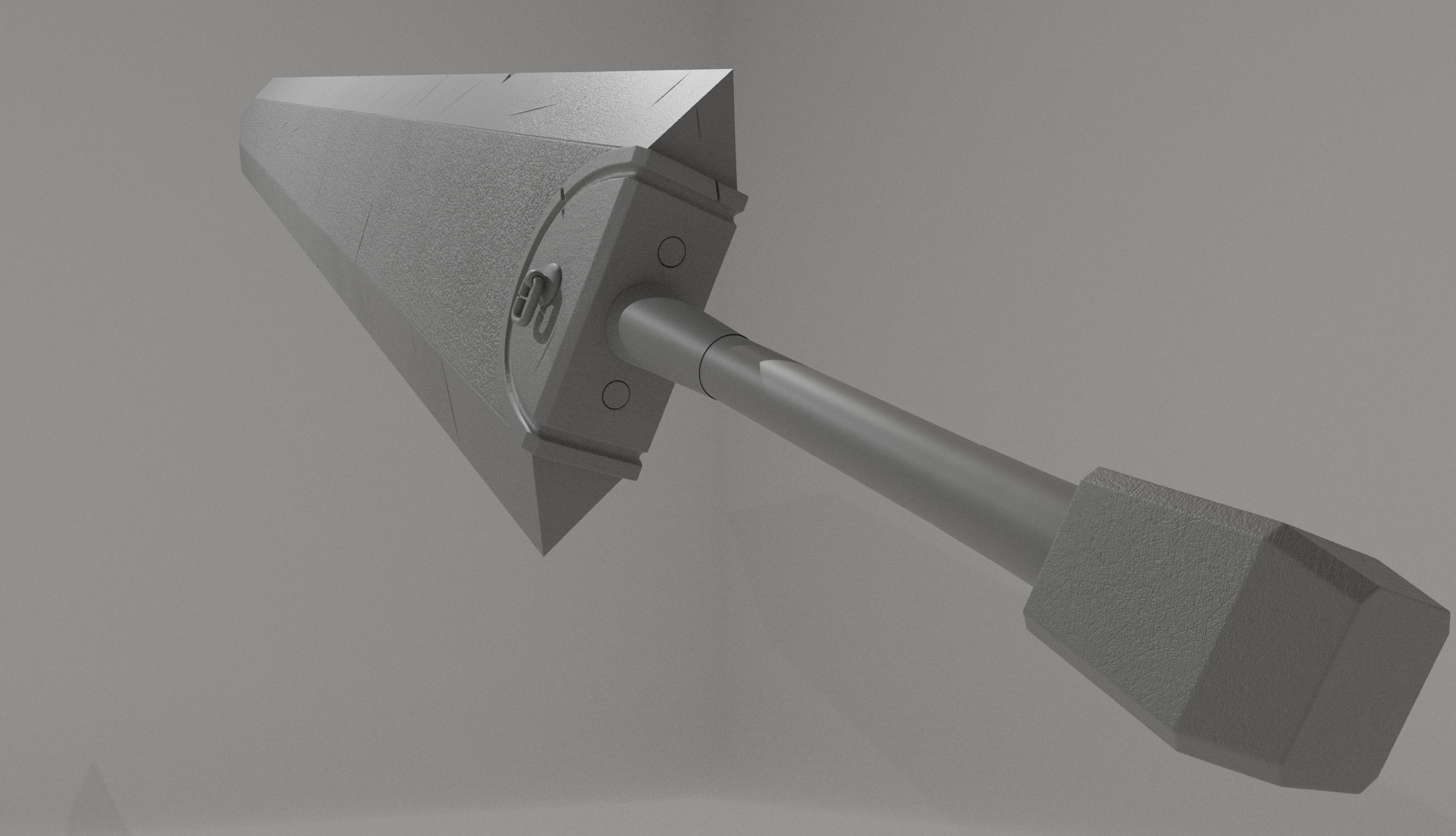 Manga Accurate Dragon Slayer inspired Sword 3D Model 3D print model_3