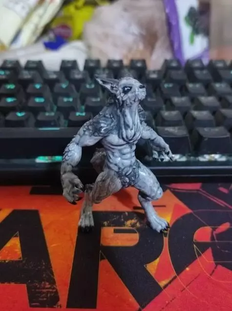 wewerewolf figure free Free 3D print model
