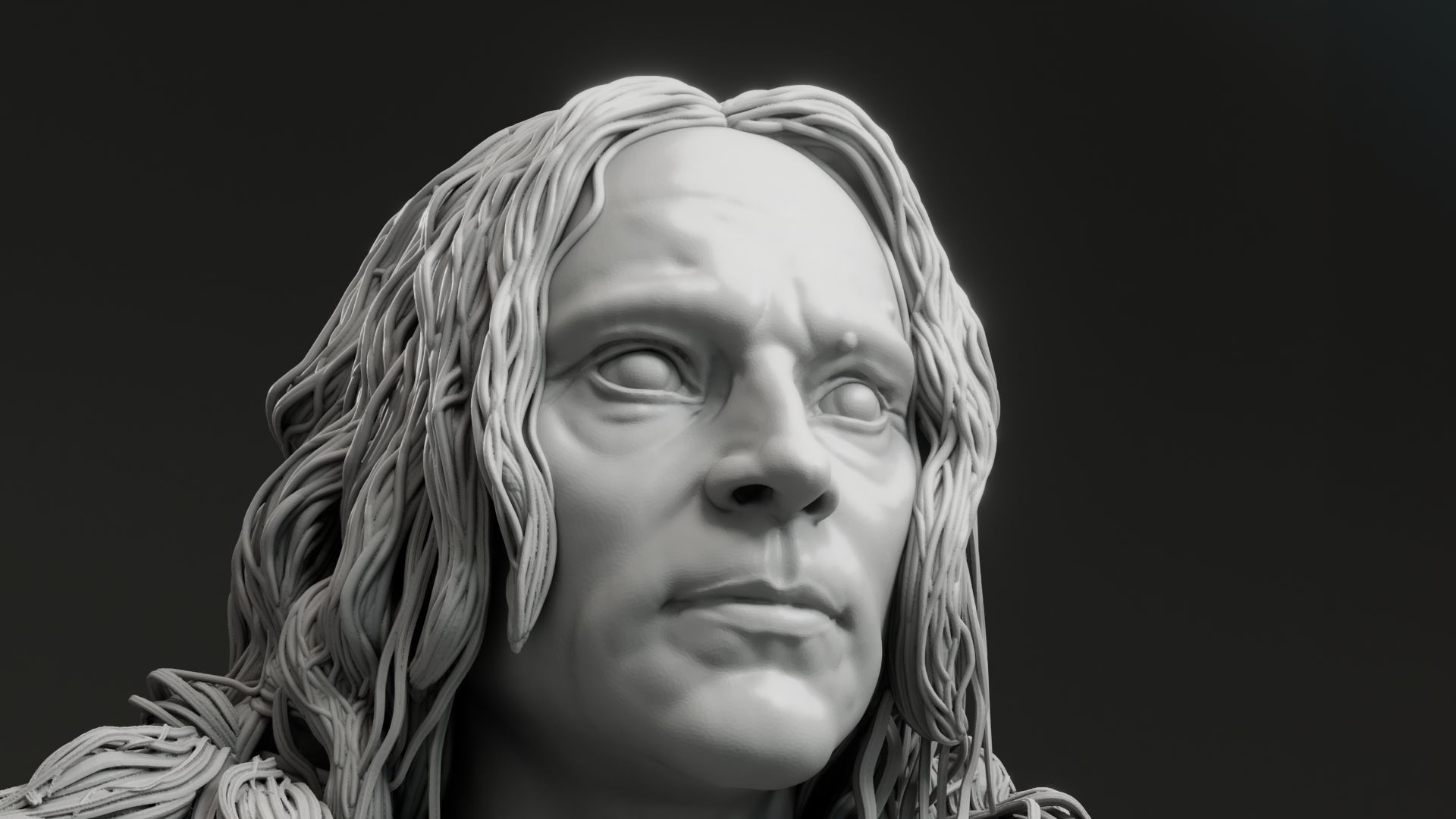 Brad Dourif - Grima Wormtongue - The Lord Of The Rings 3D print model_20
