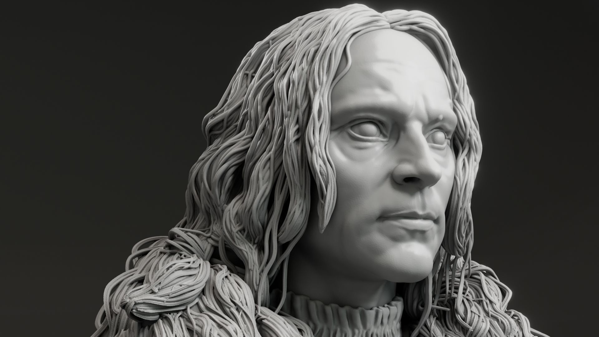 Brad Dourif - Grima Wormtongue - The Lord Of The Rings 3D print model_3