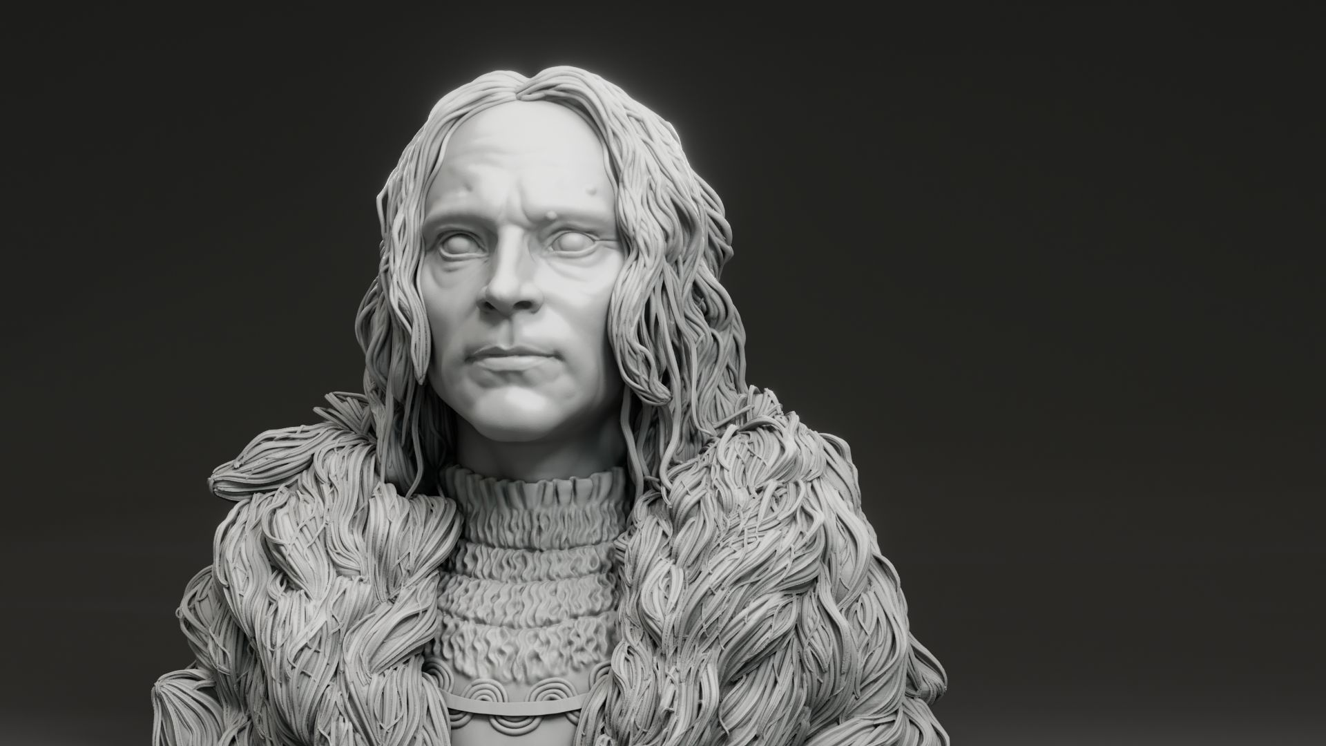 Brad Dourif - Grima Wormtongue - The Lord Of The Rings 3D print model_17