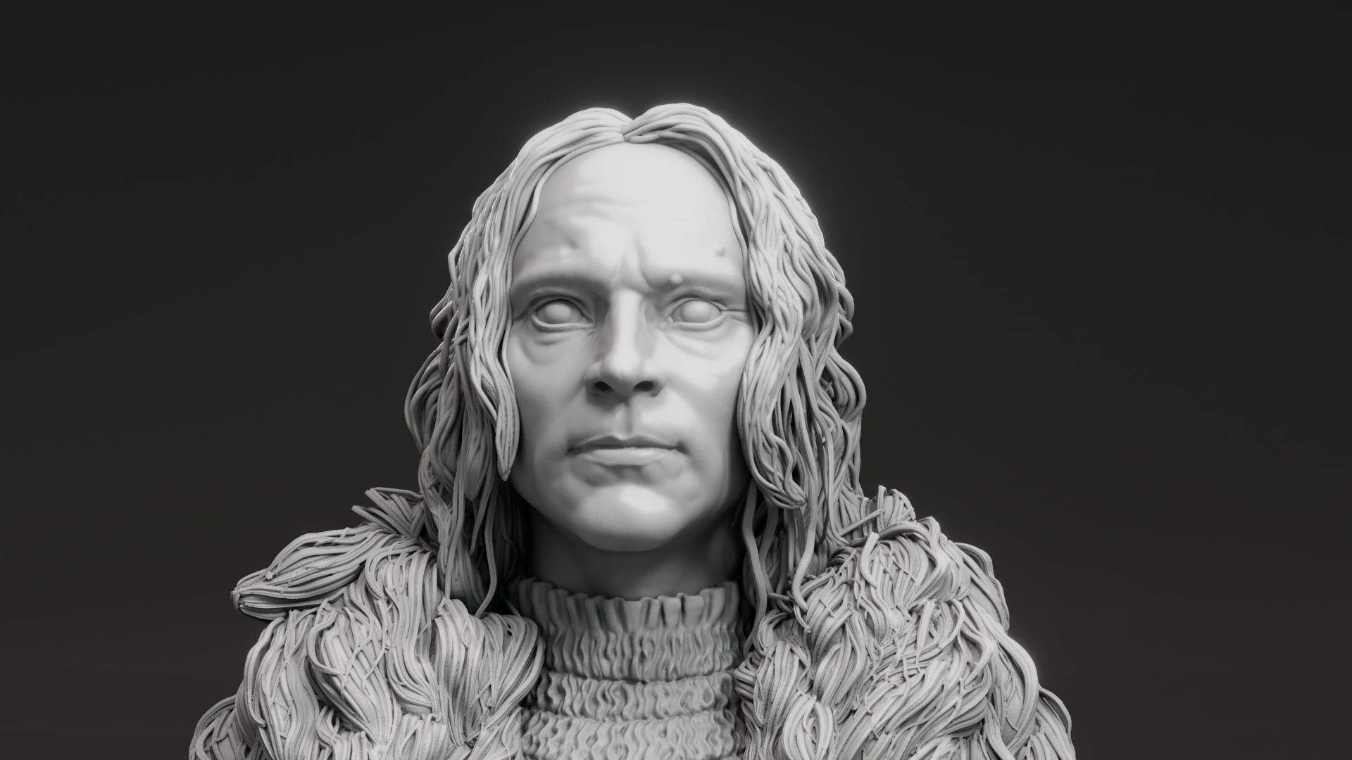 Brad Dourif - Grima Wormtongue - The Lord Of The Rings 3D print model_7