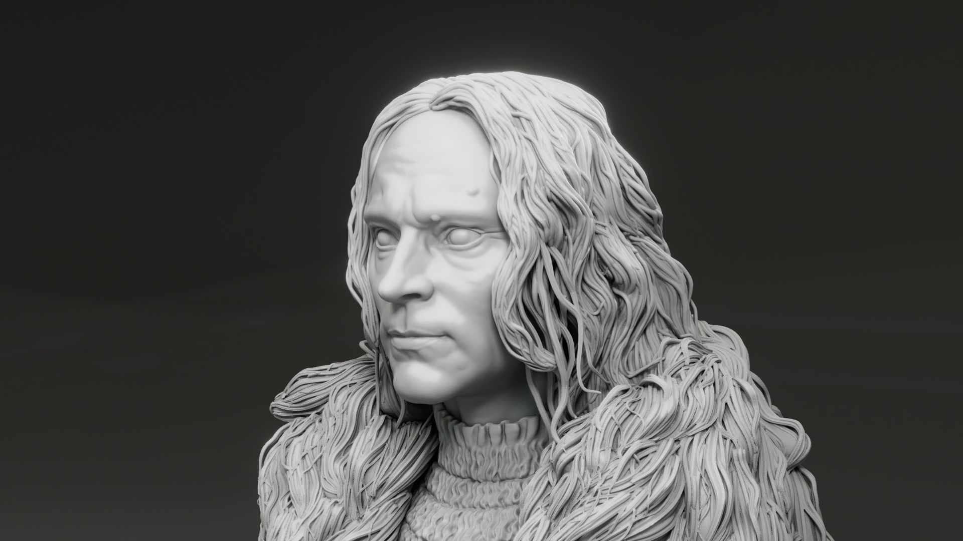Brad Dourif - Grima Wormtongue - The Lord Of The Rings 3D print model_9