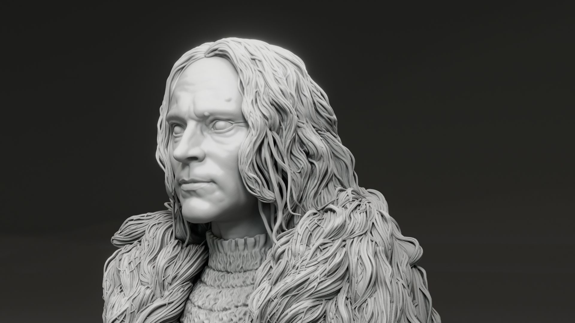 Brad Dourif - Grima Wormtongue - The Lord Of The Rings 3D print model_2