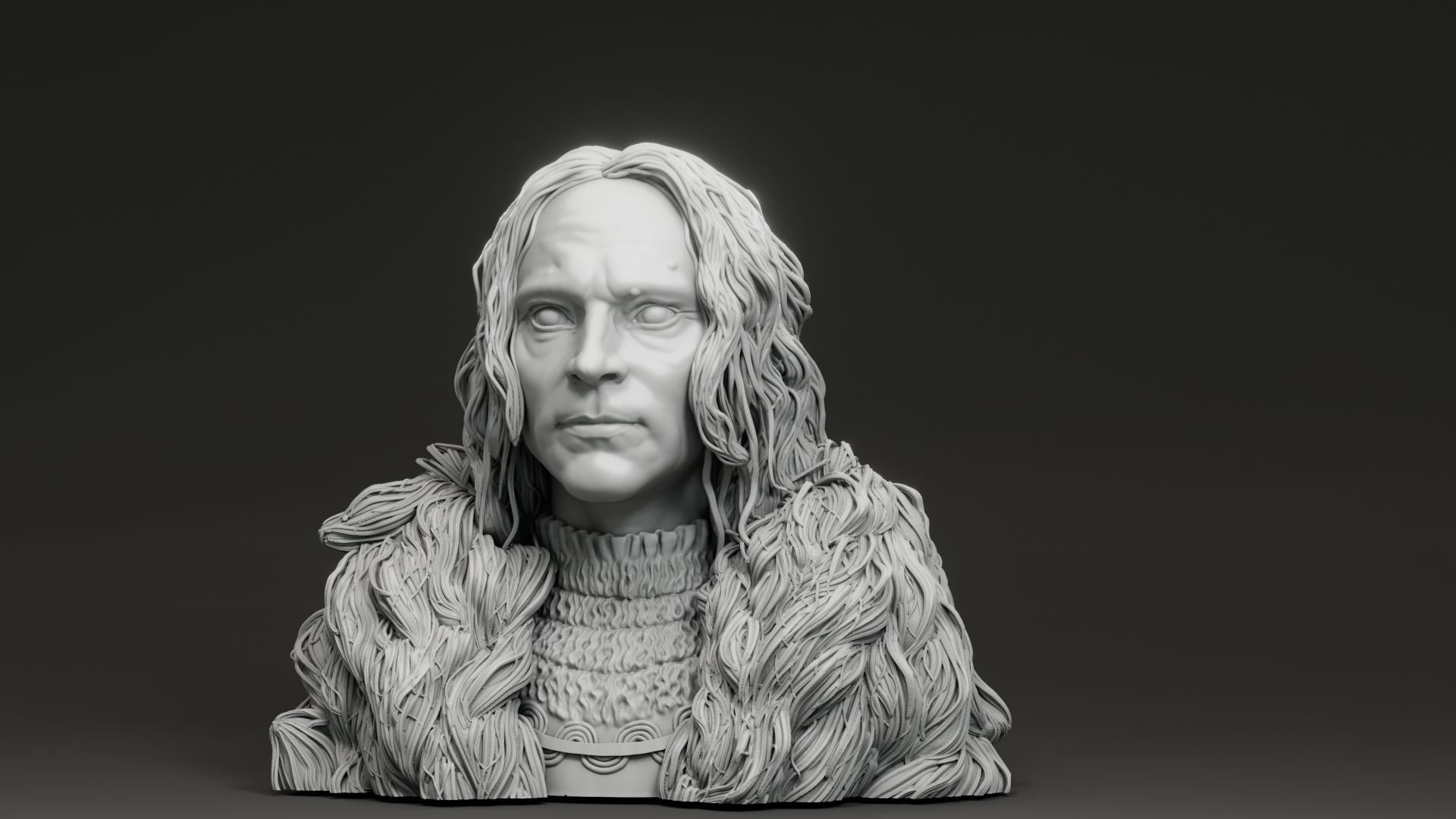 Brad Dourif - Grima Wormtongue - The Lord Of The Rings 3D print model_4