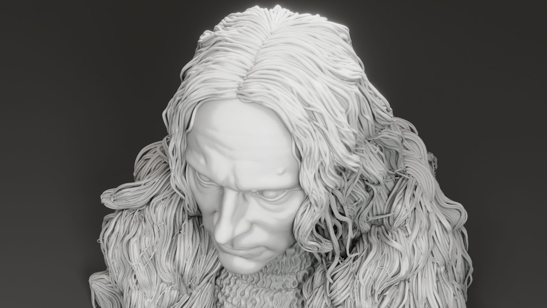Brad Dourif - Grima Wormtongue - The Lord Of The Rings 3D print model_14