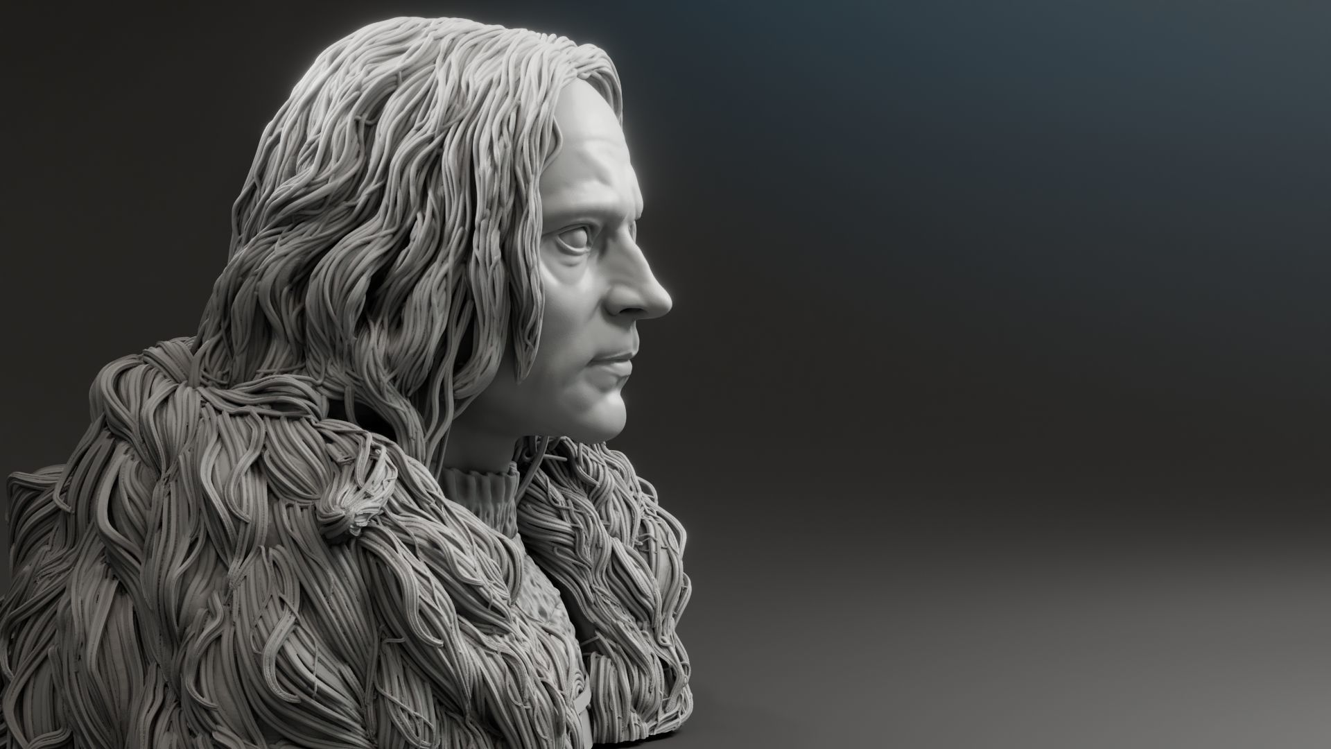 Brad Dourif - Grima Wormtongue - The Lord Of The Rings 3D print model_18