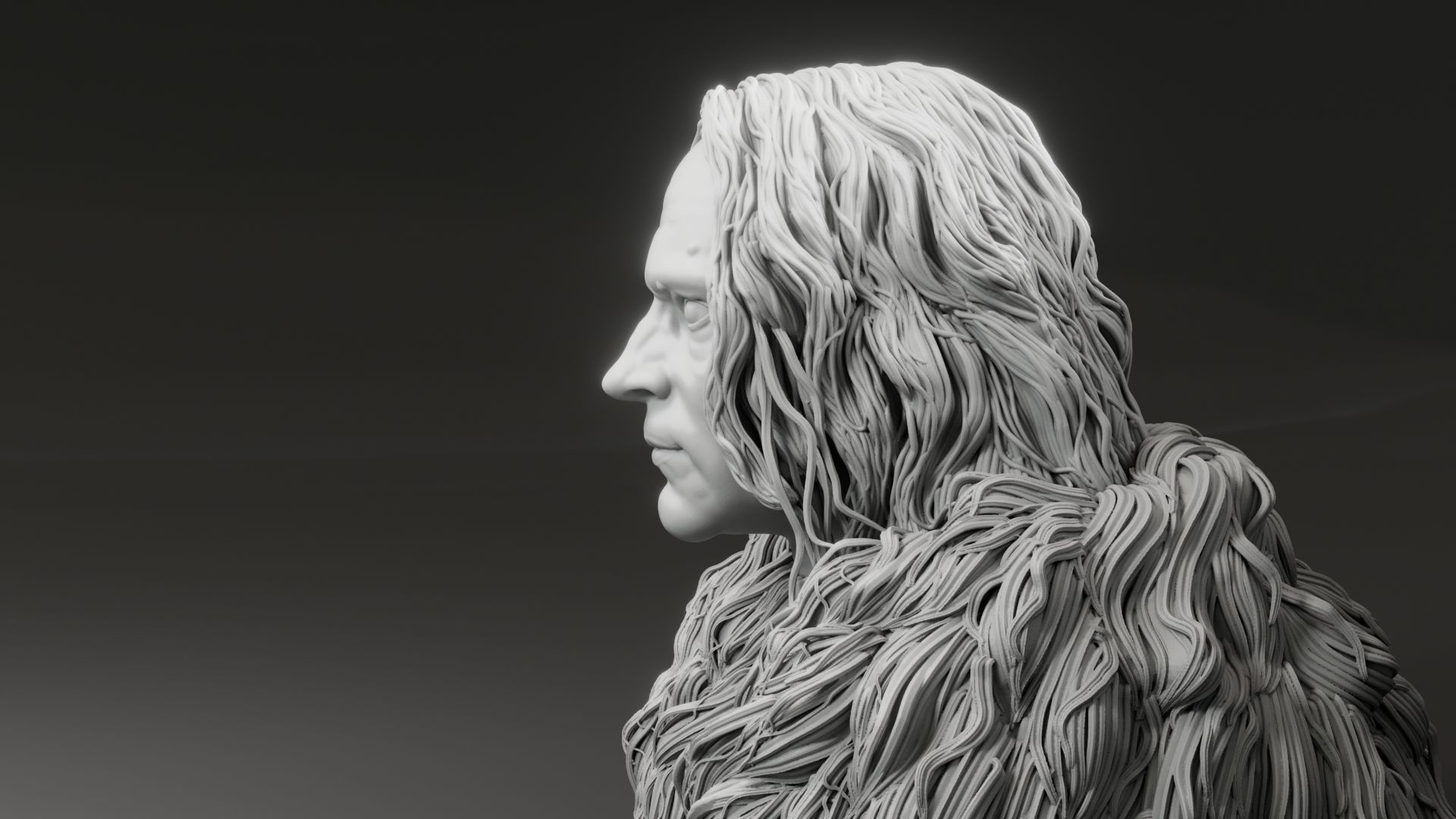 Brad Dourif - Grima Wormtongue - The Lord Of The Rings 3D print model_16