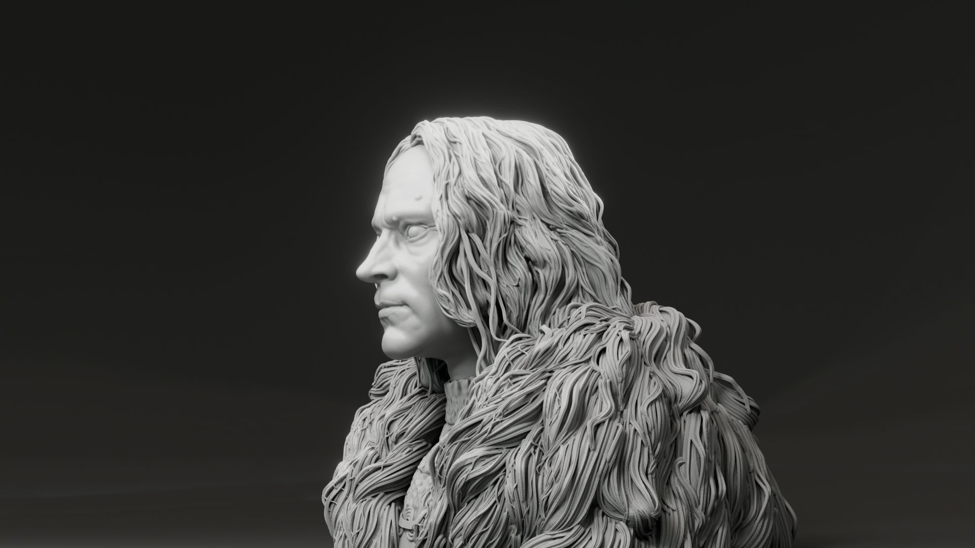 Brad Dourif - Grima Wormtongue - The Lord Of The Rings 3D print model_5