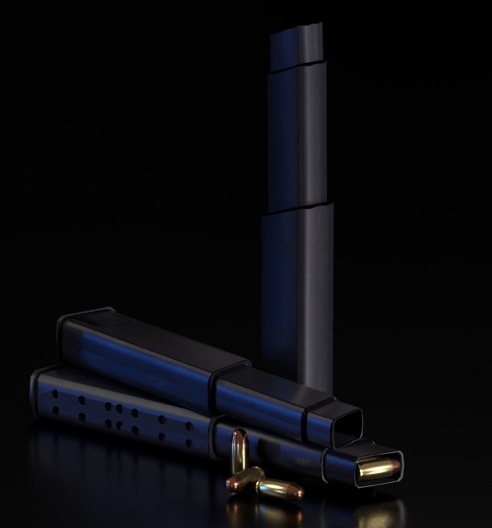 Kriss Vector Game Ready Gun Low-poly 3D model_4