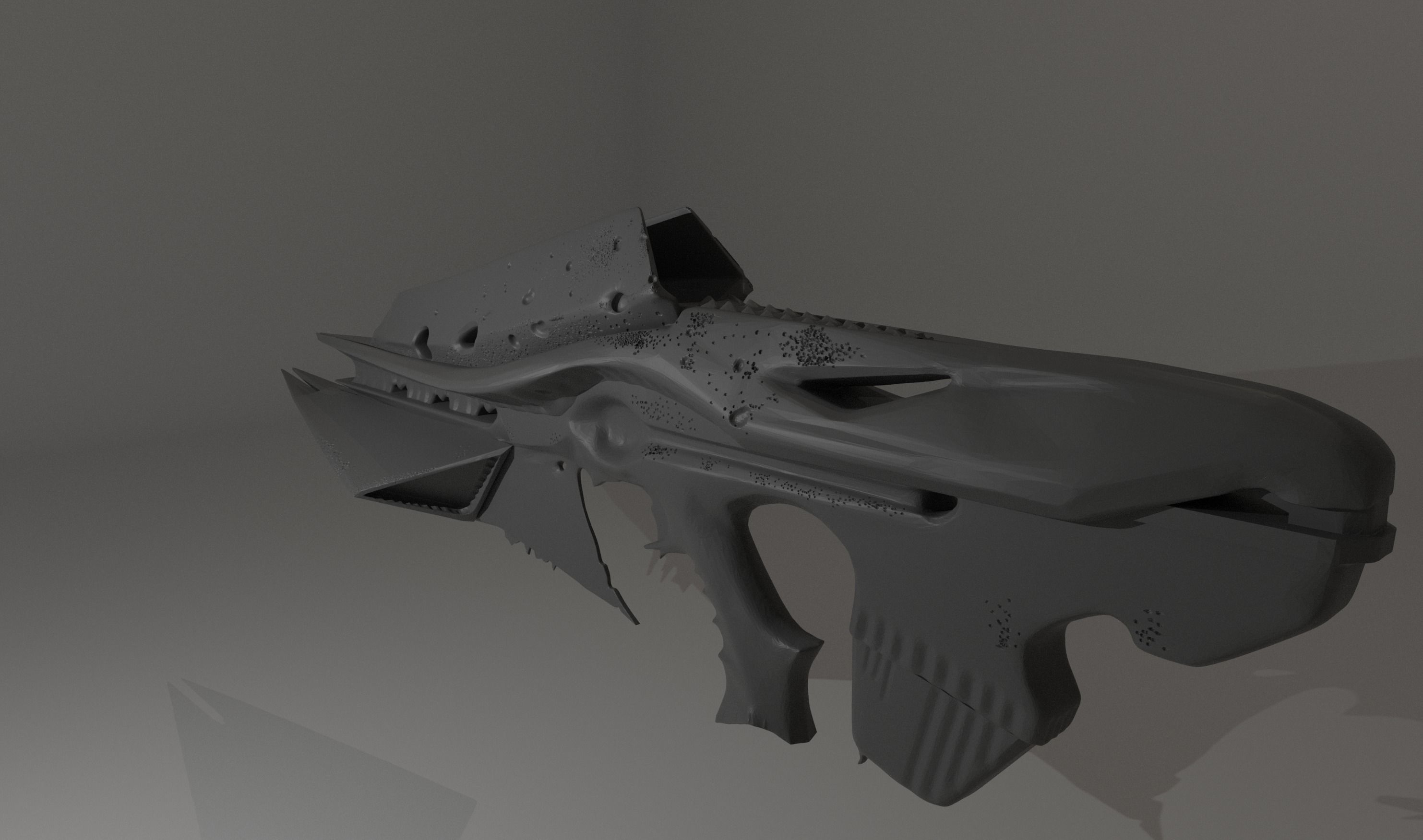 Necrochasm High Detail Life Size 3D Model From Destiny 3D print model_1