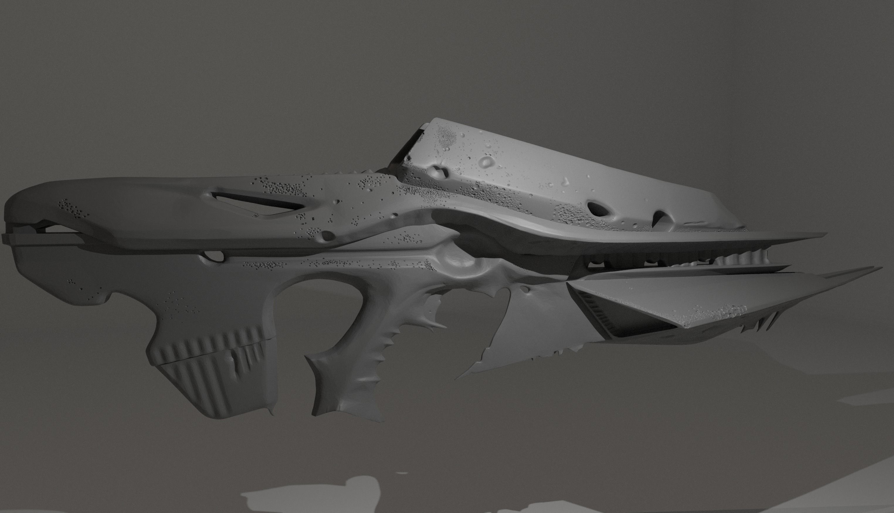 Necrochasm High Detail Life Size 3D Model From Destiny 3D print model_2