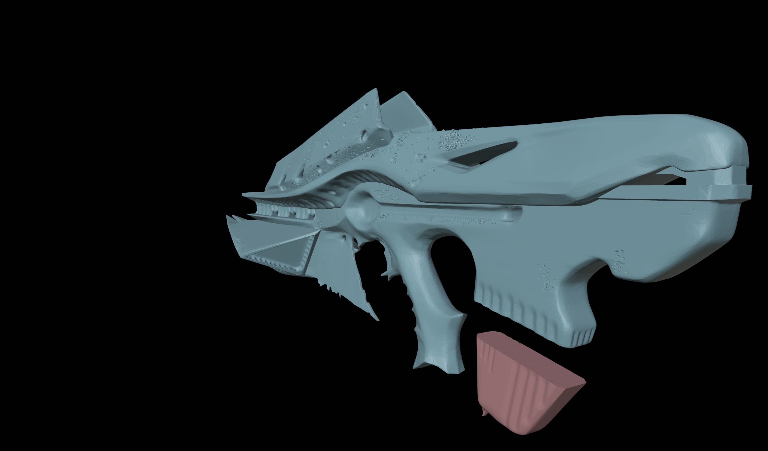 Necrochasm High Detail Life Size 3D Model From Destiny 3D print model_8