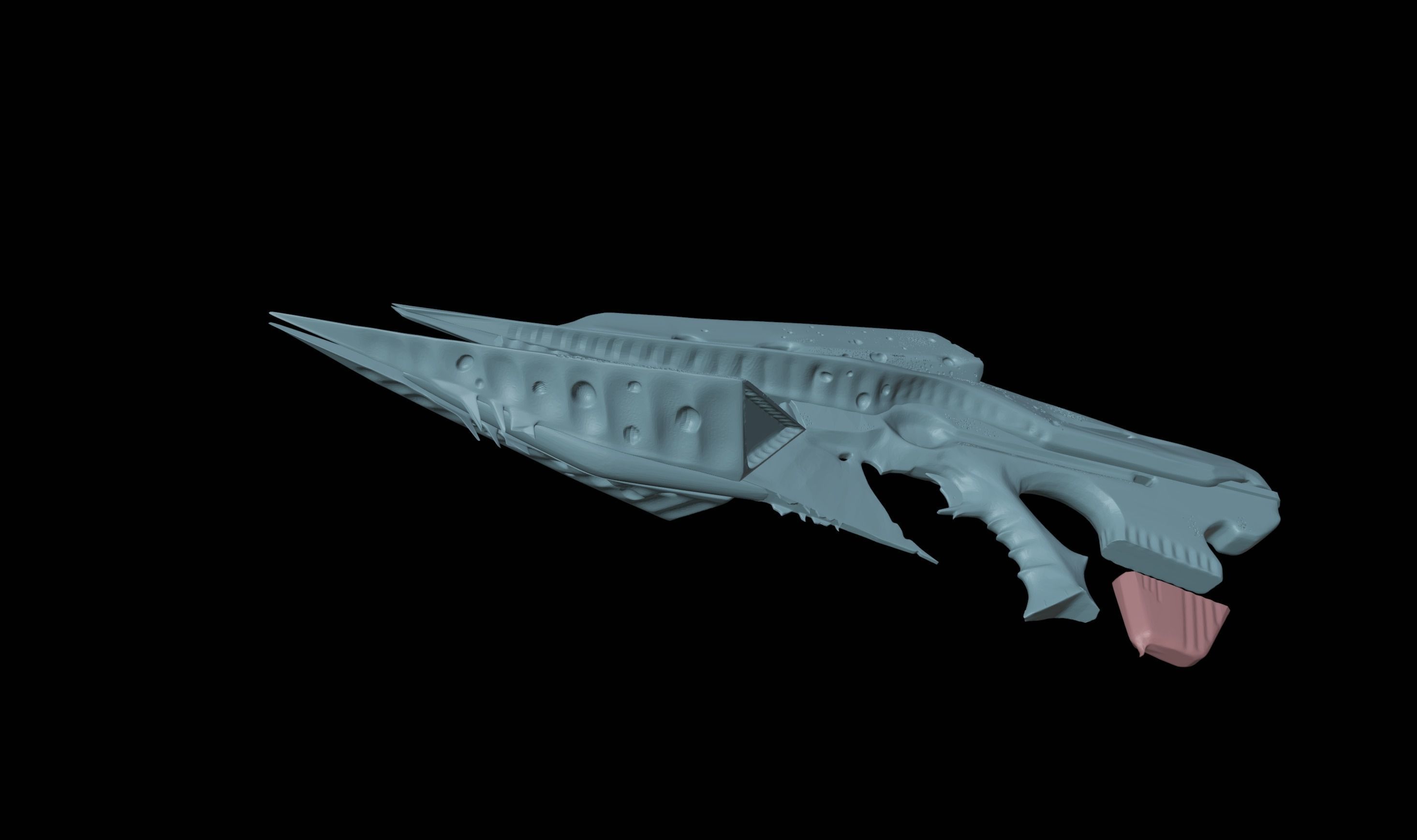 Necrochasm High Detail Life Size 3D Model From Destiny 3D print model_7