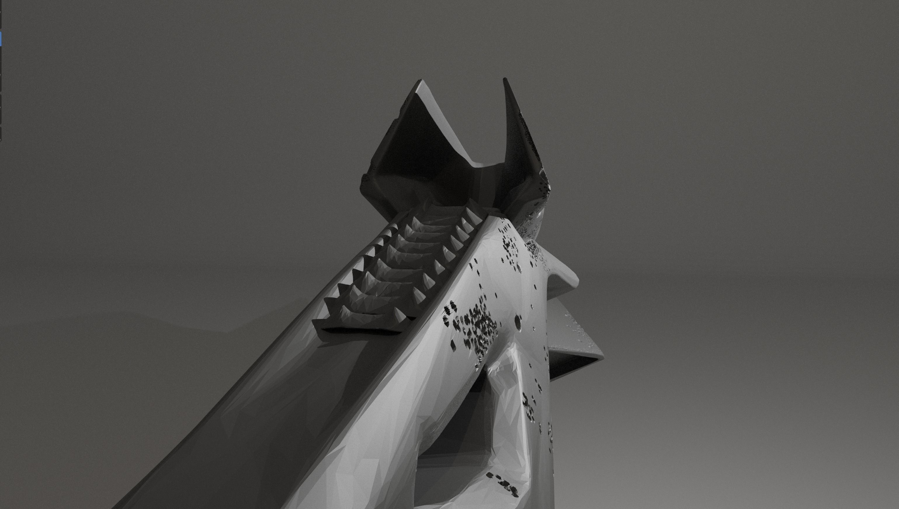 Necrochasm High Detail Life Size 3D Model From Destiny 3D print model_4