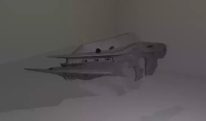 Necrochasm High Detail Life Size 3D Model From Destiny