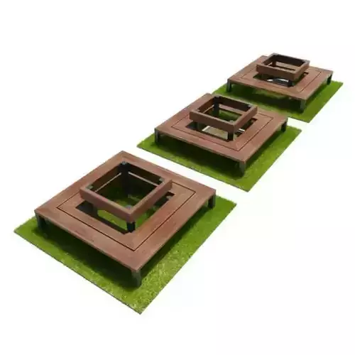 Three Circling Benches