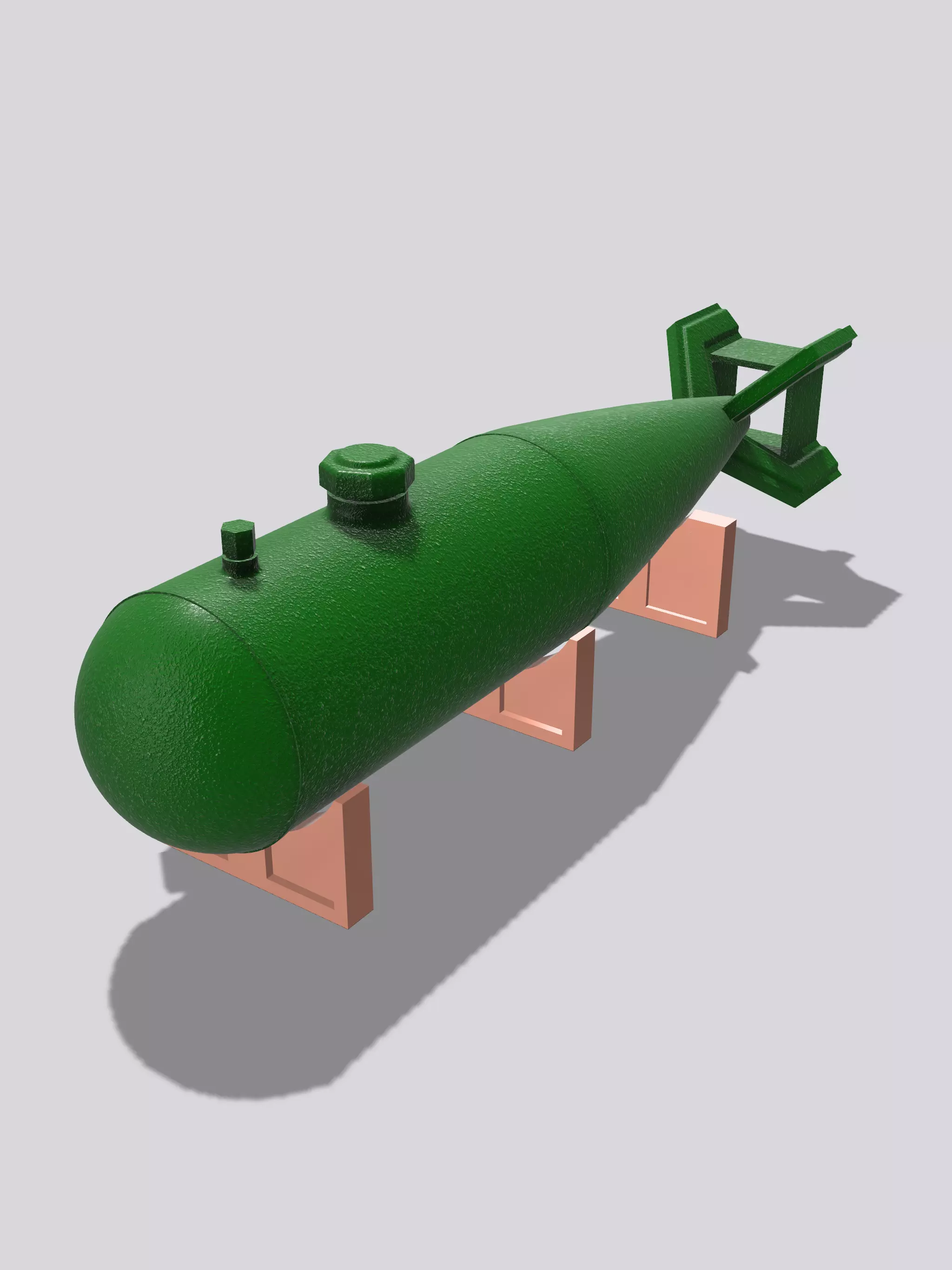 Rat Rod Hot Rod Fuel Tank WW1 WW2 plane inspired 3D print model_0