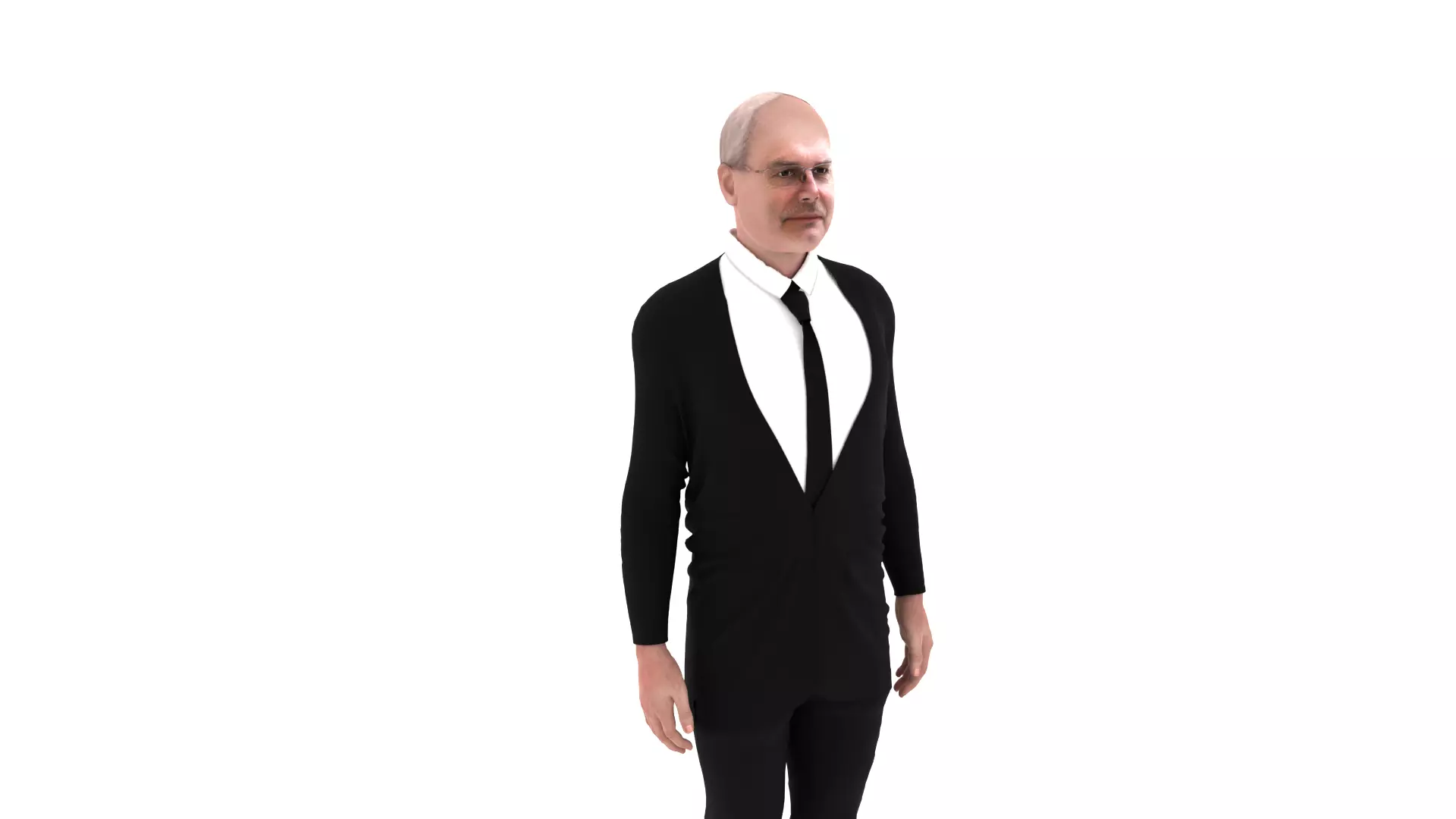 Alar Karis - President of Estonia Low-poly 3D model_0