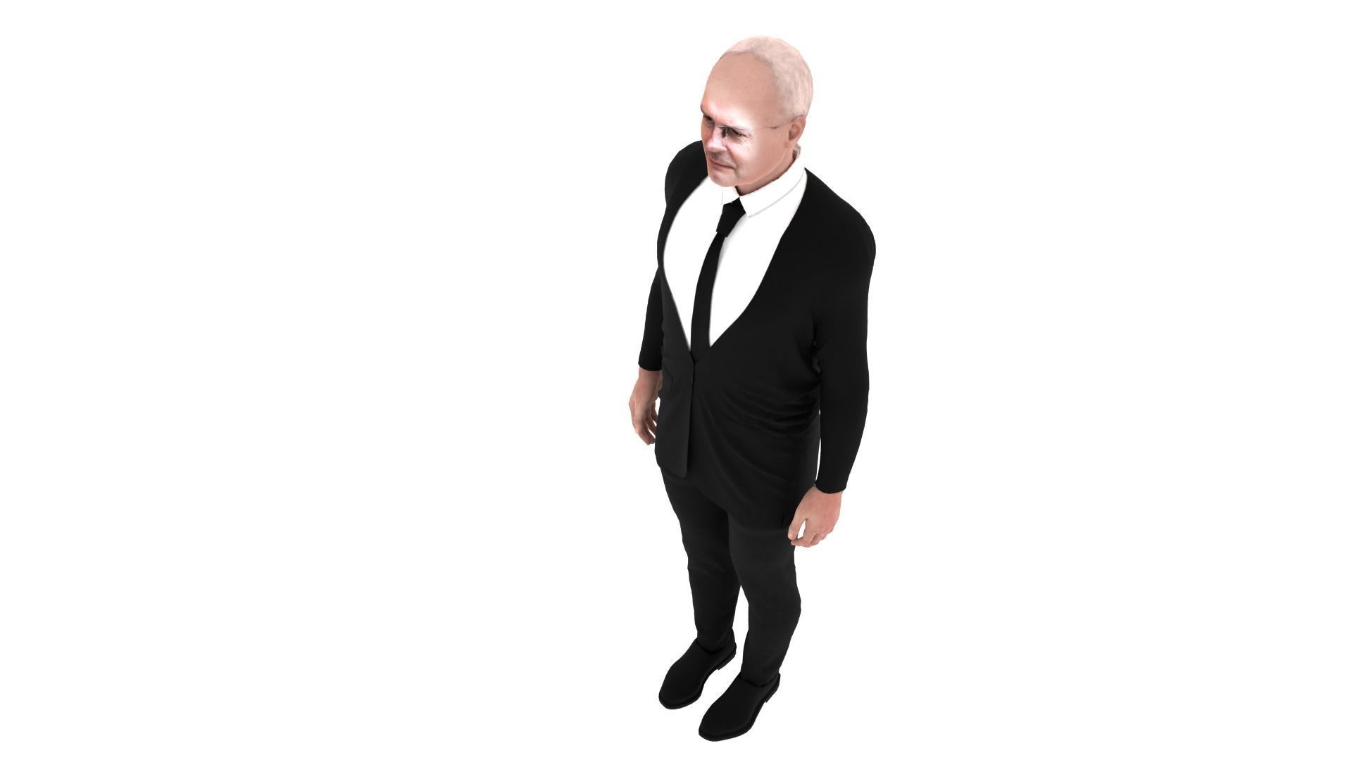 Alar Karis - President of Estonia Low-poly 3D model_7
