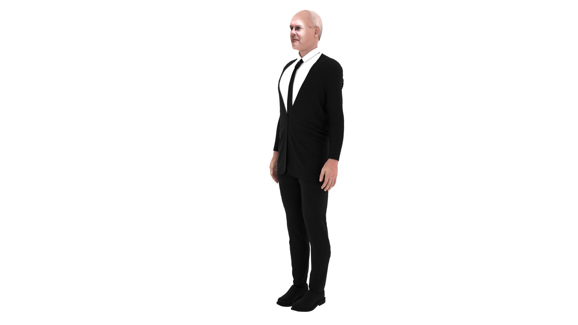 Alar Karis - President of Estonia Low-poly 3D model_4